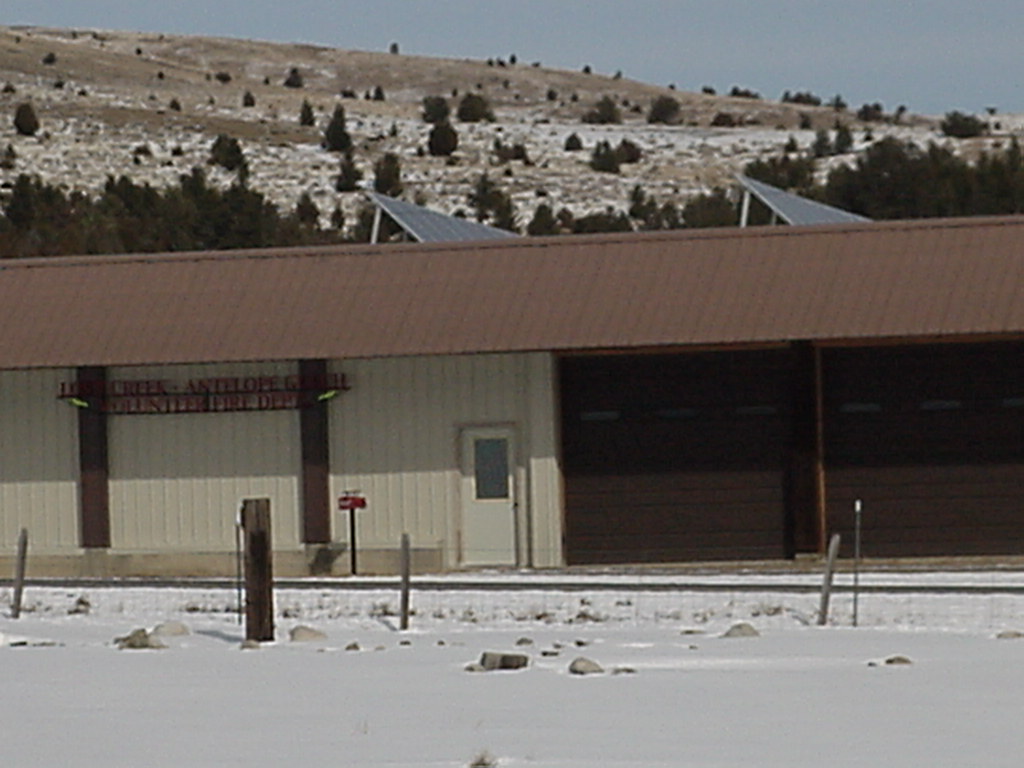 Solar installation at Lost Creek VFD